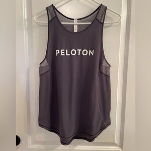 Lululemon Sculpt Tank II Peloton Logo Graphic Dark Grey